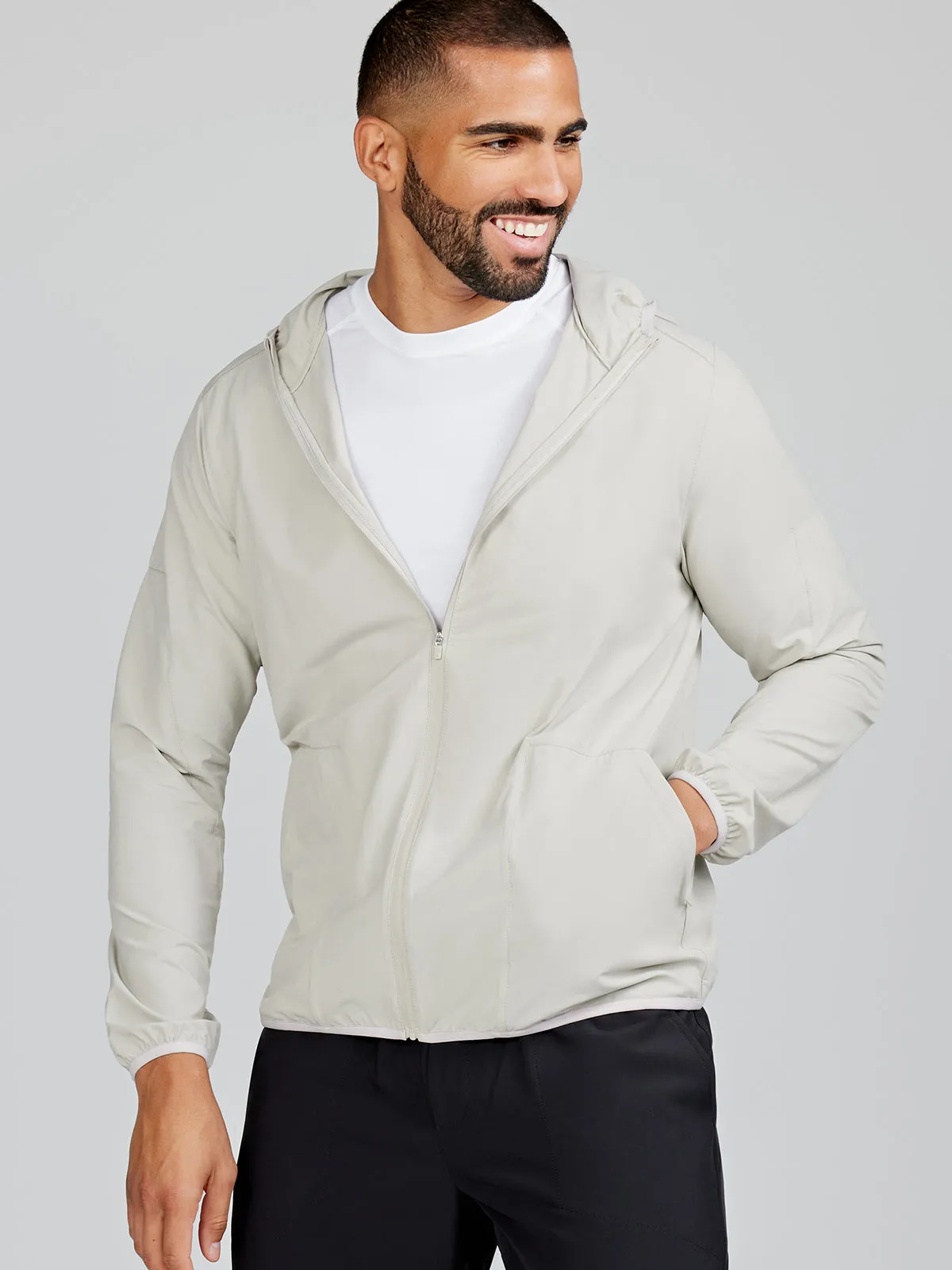 Swift Lightweight Hooded Windbreaker Jacket