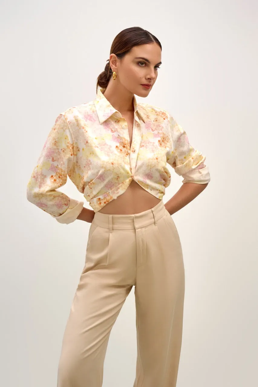 The Avery Button Down - SAKURA Print