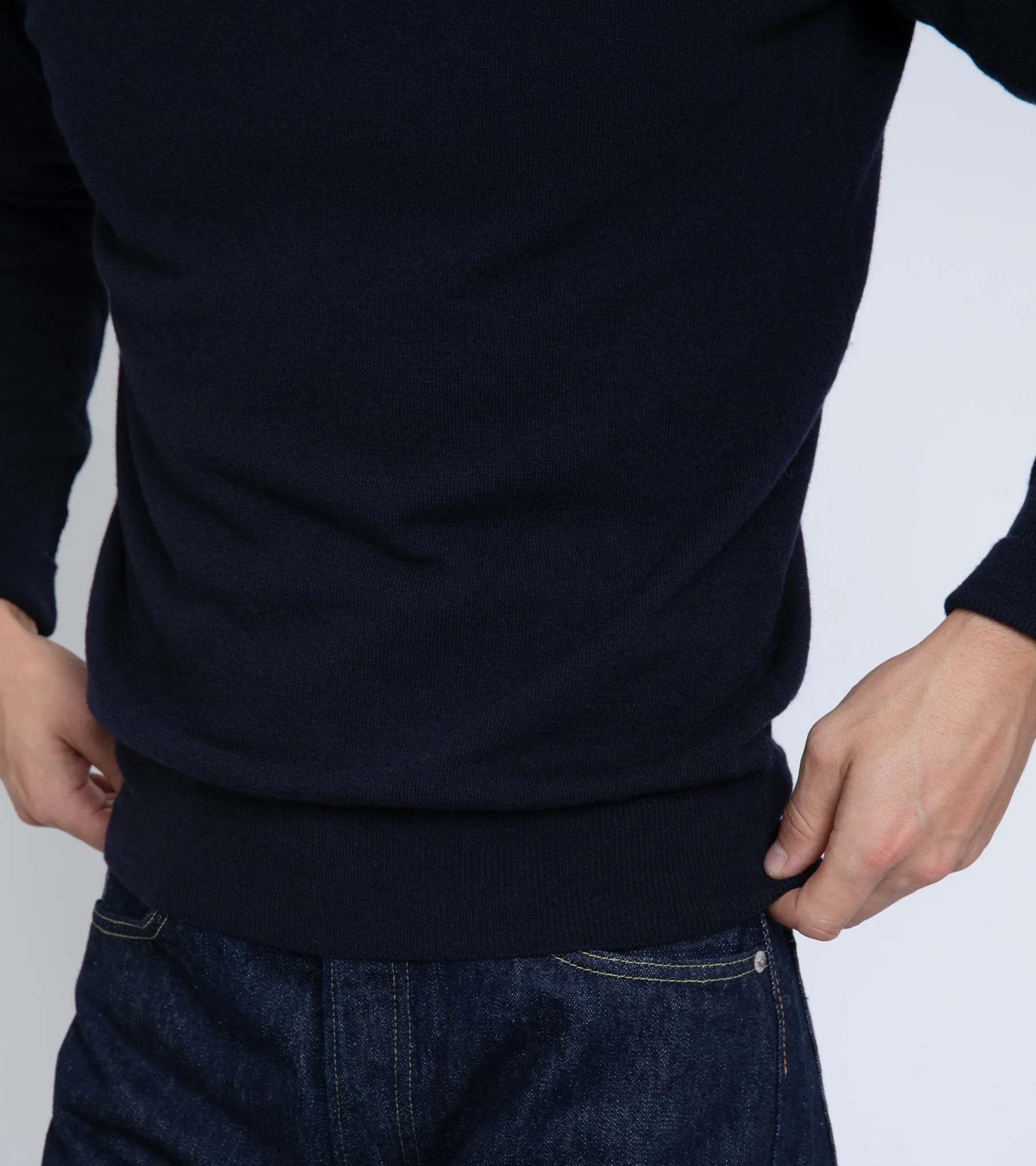 Trunk Walden Geelong Crew Neck Sweater: Navy