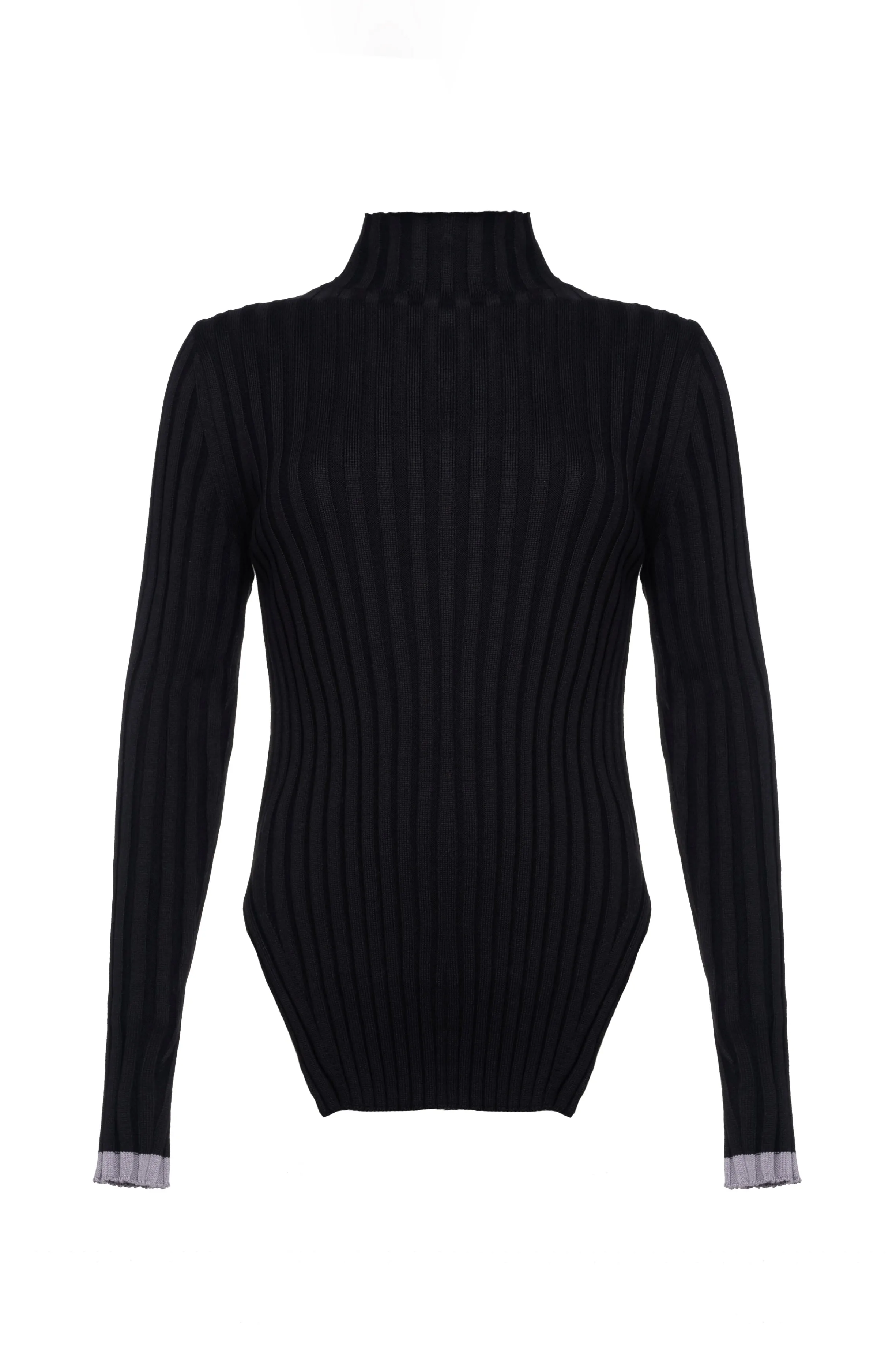 Turtleneck With Contrasting Edging