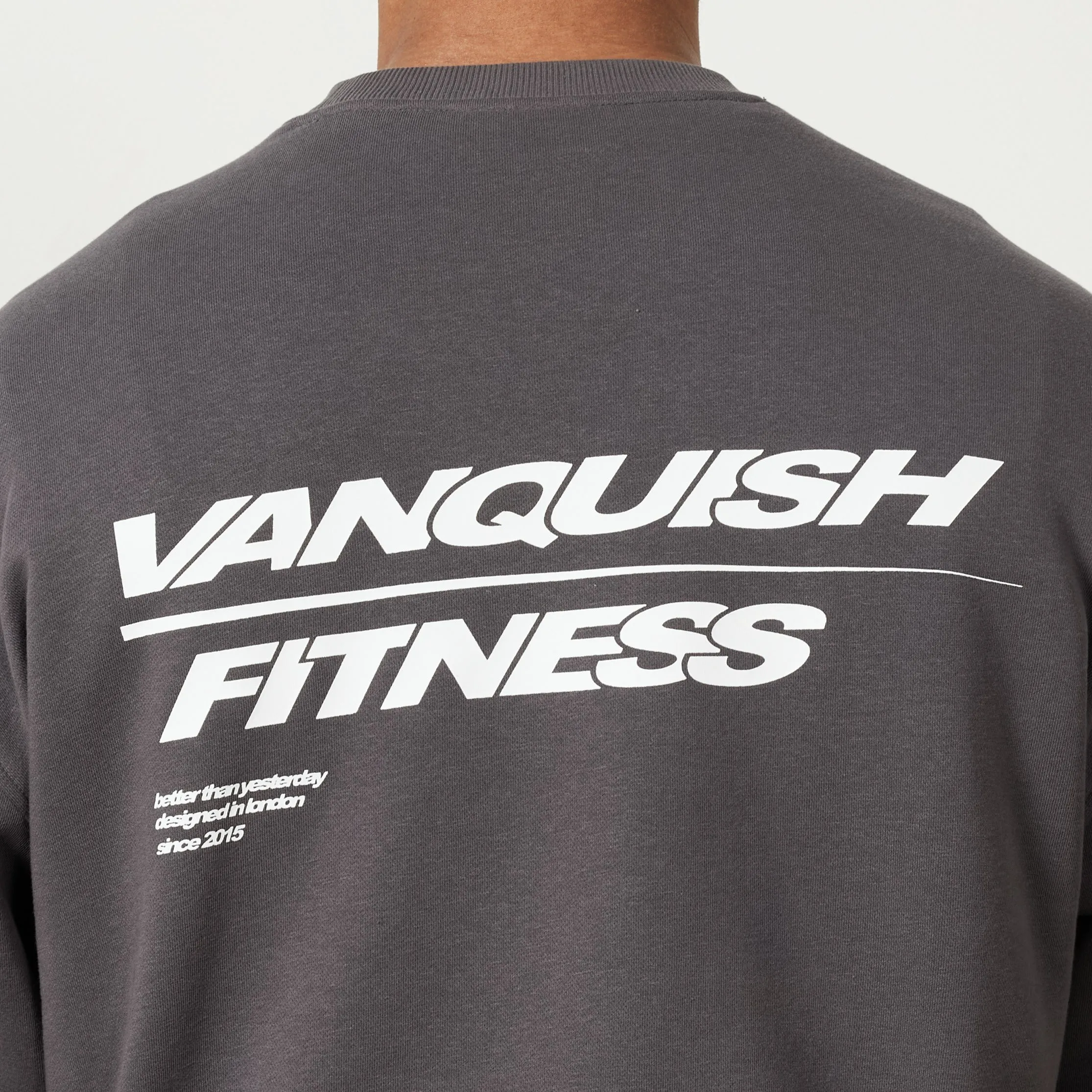 Vanquish Speed Charcoal Grey Oversized Sweater