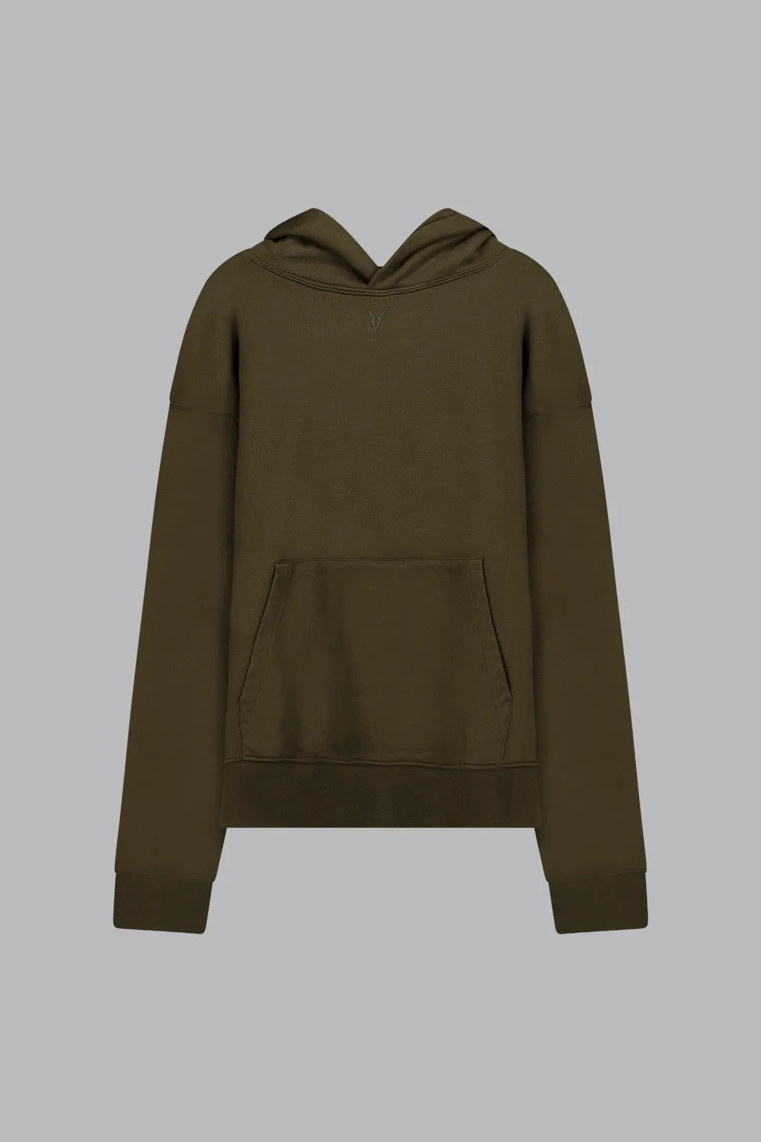 V_LYFE420 BOXY HOODIE - Khaki