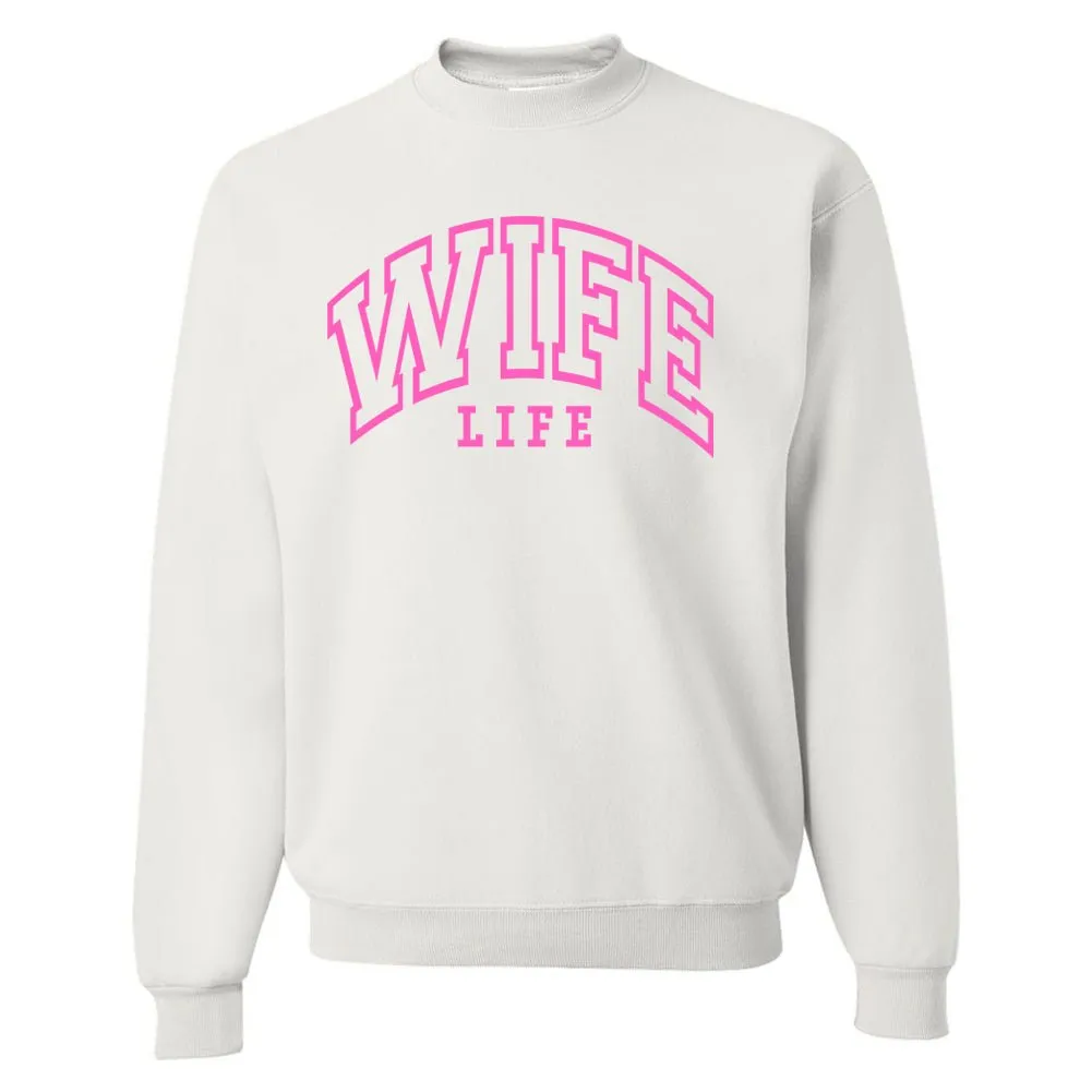 'Wife Life' Crewneck Sweatshirt