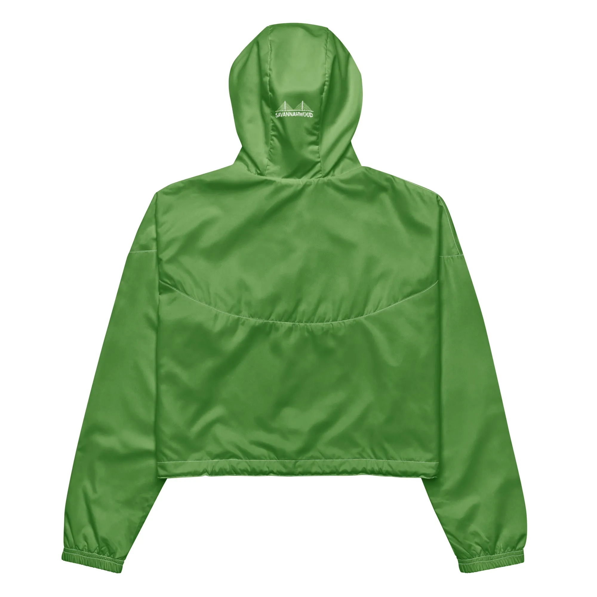 Women’s cropped windbreaker Green Apple